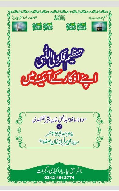 تنظیم فکر ولی اللّٰہی اپنے افکار کے آئینہ میں